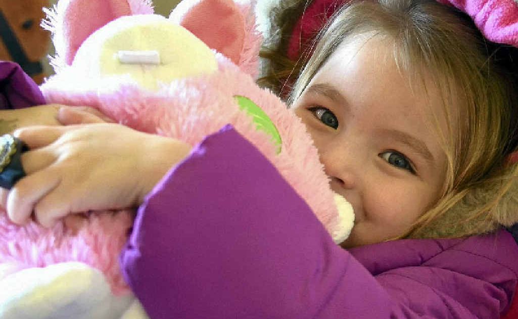 Indigo Cruice is rugged up and ready for the cold days ahead.